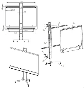Стойка напольная SMART HMC-KAPP