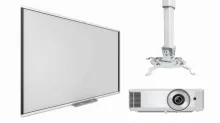 Интерактивная доска SMART SBM777V с проектором EXD102STW и креплением DSM-14kw