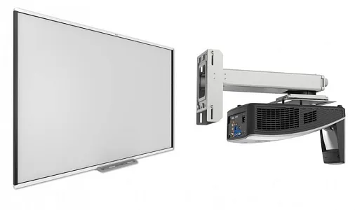  Интерактивная доска SMART SBM777V с короткофокусным проектором Exell EXD203STW и креплением Digis DSM-14kw